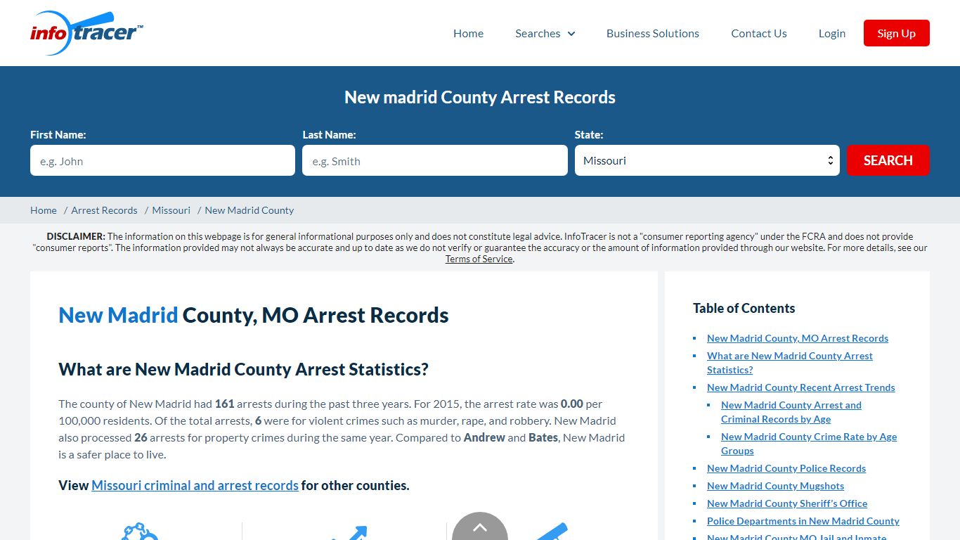 New Madrid County, MO Arrests, Mugshots & Jail Records - InfoTracer